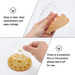 2Pcs 2 Style Acrylic Nail Art Brush Pen Holder Stand&nbsp;MRMJ-PH0001-67A