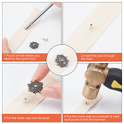 40 Sets Alloy Collision Rivets&nbsp;FIND-WR0010-23