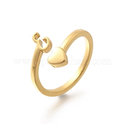 Brass Cuff Rings for Women&nbsp;RJEW-U044-E