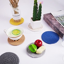 8Pcs 8 Colors Cotton Thread Weave Hot Pot Holders&nbsp;DIY-SZ0003-67