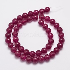 Natural & Dyed Malaysia Jade Bead Strands&nbsp;G-A146-8mm-A15