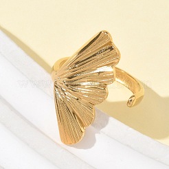 304 Stainless Steel Cuff Rings&nbsp;RJEW-P150-06G