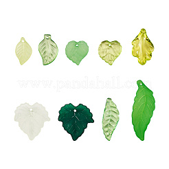 270Pcs 9 Style Transparent Acrylic Pendants&nbsp;TACR-CD0001-02