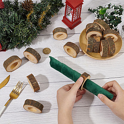 30Pcs Wood Napkin Rings&nbsp;AJEW-PH0011-95