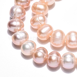 Natural Cultured Freshwater Pearl Beads Strands&nbsp;LS-PEAR-N013-06-A-01