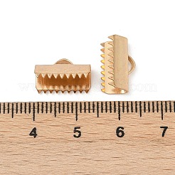304 Stainless Steel Ribbon Crimp Ends&nbsp;STAS-E471-05K-G