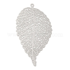 Non-Tarnish 201 Stainless Steel Filigree Pendants&nbsp;STAS-K257-17P