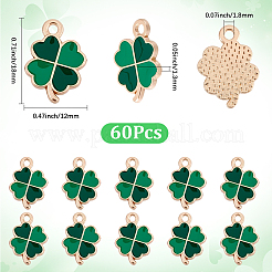 60Pcs Alloy Enamel Pendants&nbsp;ENAM-SC0008-09