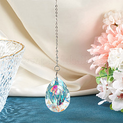 1Pc Transparent Glass Hanging Suncatchers&nbsp;AJEW-TADJ0001-02C