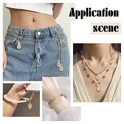 16Pcs 8 Style Rack Plating Alloy Charms&nbsp;FIND-CA0006-28
