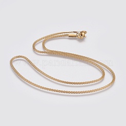 304 Stainless Steel Chain Necklaces&nbsp;NJEW-L167-07A-G