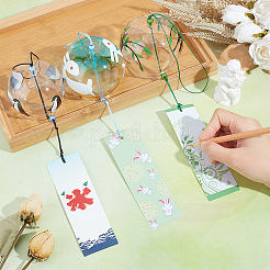 3Pcs 3 Style Japanese Glass Half Round Wind Chimes&nbsp;HJEW-BC0001-54