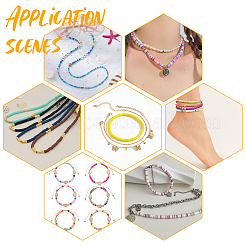 Handmade Polymer Clay Beads&nbsp;CLAY-AR0001-17A