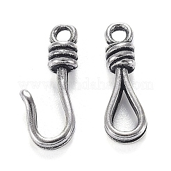 Brass Hook and Eye Clasps&nbsp;KK-F120-016AS
