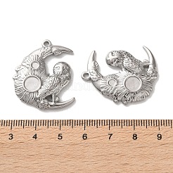 304 Stainless Steel Pendant Rhinestone Settings&nbsp;STAS-A124-04P
