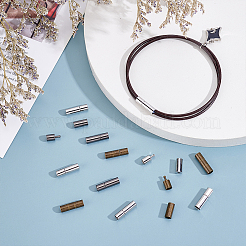 30Pcs 3 Colors Brass Bayonet Clasps&nbsp;KK-OC0001-60B
