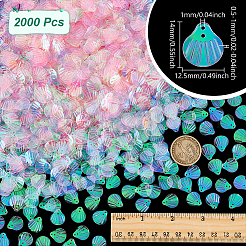2000Pcs UV Plating Resin Charms&nbsp;RESI-NB0002-17C