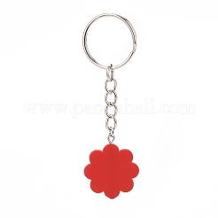 Flower Acrylic Pendant Keychain&nbsp;KEYC-JKC00428-02