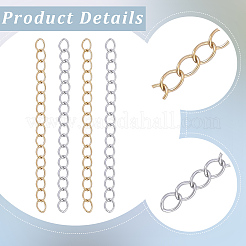 30 Strands 304 Stainless Steel Chain Extender&nbsp;STAS-BM0001-06
