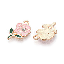 Alloy Rhinestone & Enamel Pendants&nbsp;ENAM-T024-63B-G
