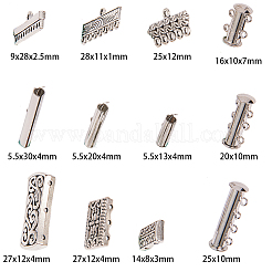Brass Magnetic Slide Lock Clasps&nbsp;FIND-SC0001-03