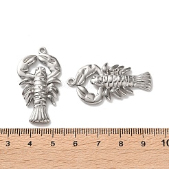 304 Stainless Steel Pendants&nbsp;STAS-A124-02A-P