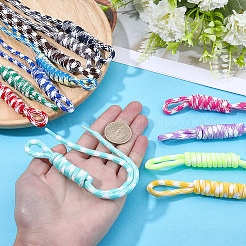 12Pcs 12 Colors Nylon Pendant Decorations for Bag Ornaments&nbsp;AJEW-SC0031-93