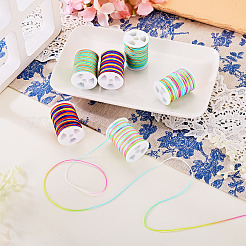 6Rolls 6 Styles Segment Dyed Polyester Thread&nbsp;NWIR-TA0001-47A