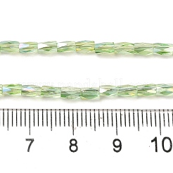 Electroplate Glass Beads Strands&nbsp;GLAA-P068-AB01