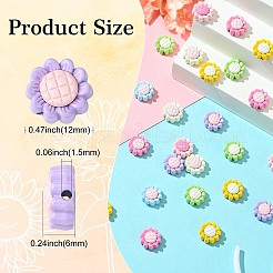 35Pcs 7 Colors Baking Paint Alloy Beads&nbsp;FIND-CJ0011-16