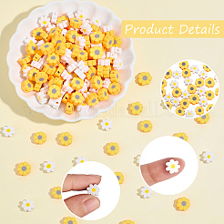 400pcs Flower Handmade Polymer Clay Beads&nbsp;CLAY-PA0001-28
