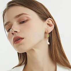 60Pcs 2 Styles Brass Stud Earring Findings&nbsp;KK-CA0001-35G