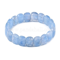 Dyed Natural Quartz Crystal Beads Stretch Bracelets for Women Men&nbsp;BJEW-I323-03