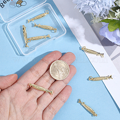 8Pcs Brass Pendants&nbsp;KK-BBC0027-98