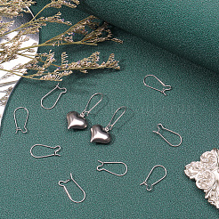 10Pcs 925 Sterling Silver Hoop Earrings&nbsp;STER-BBC0001-81