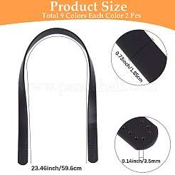 18Pcs 9 Colors PU Leather Bag Handles&nbsp;DIY-CL0001-77