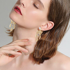 32Pcs Brass Clip-on Earring Findings&nbsp;KK-SP0001-26G