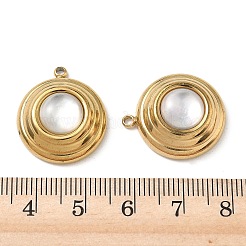 Natural Freshwater Shell Pendants&nbsp;STAS-G397-07G-01