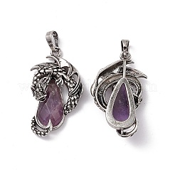 Natural Amethyst Pendants&nbsp;G-H281-06H