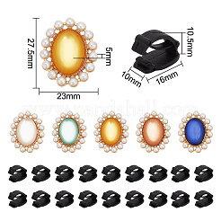 DIY Oval Shoes Buckle Clips Decoration Making Kit&nbsp;FIND-NB0004-23