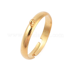 304 Stainless Steel Open Cuff Rings Findings&nbsp;STAS-K278-03G