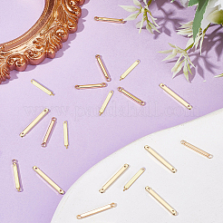 30Pcs 3 Styles Brass Connector Charms&nbsp;KK-BBC0010-12G