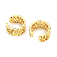 Rack Plating Brass Hollow Cuff Earrings for Women&nbsp;EJEW-F326-07G