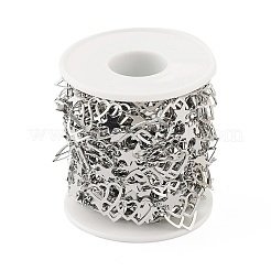 Tarnish Resistant 201 Stainless Steel Link Chains&nbsp;CHS-F015-08P-01
