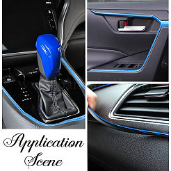 Self Adhesive PVC Car Interior Moulding Trim&nbsp;AJEW-WH20042-42C