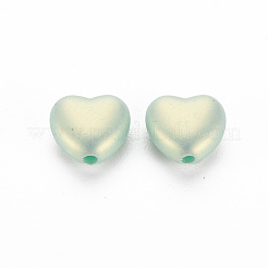 Spray Painted Opaque Acrylic Beads&nbsp;ACRP-S679-34