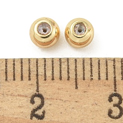 Rack Plating Brass Silicone Spacer Beads&nbsp;FIND-T071-02G-B01-RS