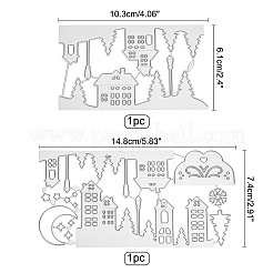 Carbon Steel Cutting Dies Stencils&nbsp;DIY-WH0170-353