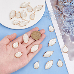 8Pcs 2 Styles Resin Imitation Shell Pendants&nbsp;KK-BC0012-02