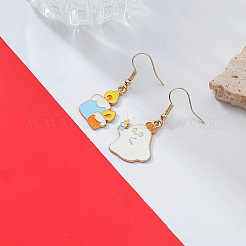 Halloween Alloy Enamel Dangle Earrings&nbsp;FS-WGFC351-02